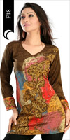 French Crepe Kurtis
