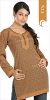 French Crepe Kurtis