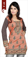 French Crepe Kurtis