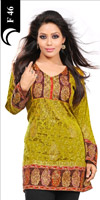 French Crepe Kurtis