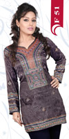 French Crepe Kurtis