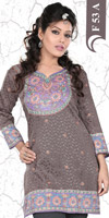 French Crepe Kurtis