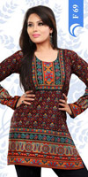French Crepe Kurtis