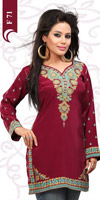 French Crepe Kurtis