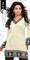 French Crepe Kurtis